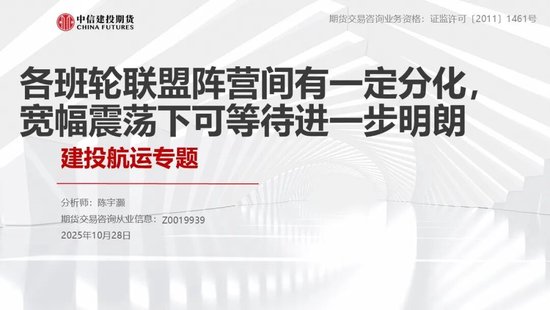 【建投航运专题】各班轮联盟阵营间有一定分化,宽幅震荡下可等待进一步明朗