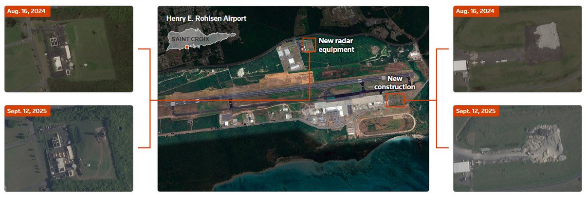 英媒发现美军正在升级一处废弃海军基地,“可能想恐吓马杜罗”