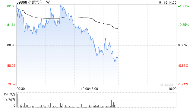 大华继显：降小鹏汽车-W目标价至125港元 研发支出激增抵销交付增长动能